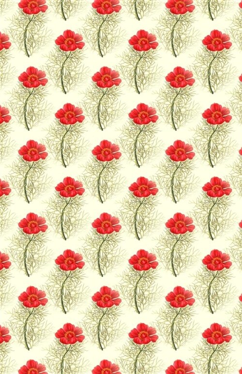 Bullet Journal: Vintage Floral Pattern Design - Notebook with 160 Dot Grid Pages (Paperback)