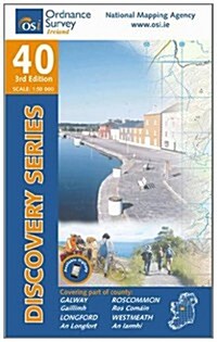 Galway, Longford, Roscommon, Westmeath (Sheet Map, folded, 3 Revised edition)