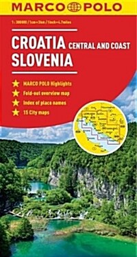 Croatia/Slovenia Marco Polo Map (Folded)