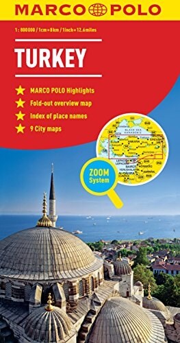Turkey Marco Polo Map (Folded)