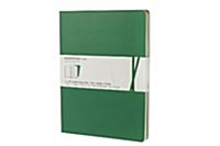 Moleskine Volant Notebook (Set of 2 ), Extra Large, Ruled, Emerald Green, Oxide Green, Soft Cover (7.5 X 10) (Other)