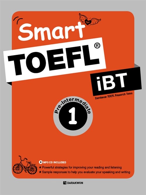 [중고] Smart TOEFL iBT Pre-Intermediate Book 1 (본책 + MP3 CD 1장)