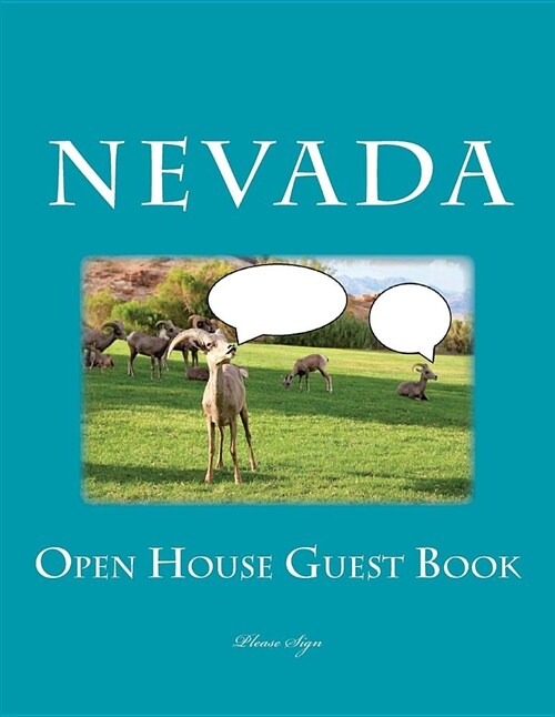 Nevada Open House Guest Book: Real Estate Professionals Open House Guest Book with 62 Pages Containing Signing Spaces for Guests Names, Phone Numb (Paperback)