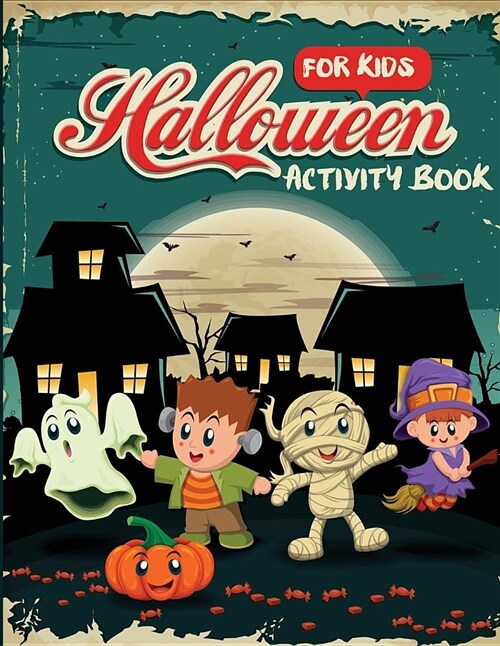 Halloween Activity Book for Kids (Paperback)