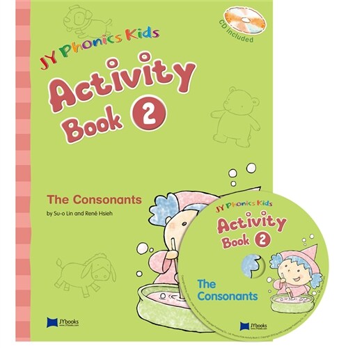 [중고] JY Phonics Kids Activity Book 2 (Student Book + CD)