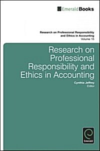 Research on Professional Responsibility and Ethics in Accounting (Hardcover, New)