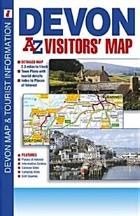 Devon Visitors Map (Paperback)
