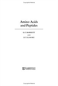 Amino Acids and Peptides (Hardcover)