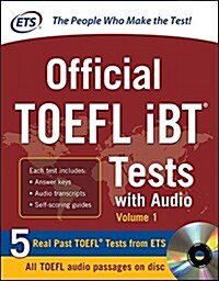 Official TOEFL iBT Tests, Volume 1 [With CD (Audio)] (Paperback)