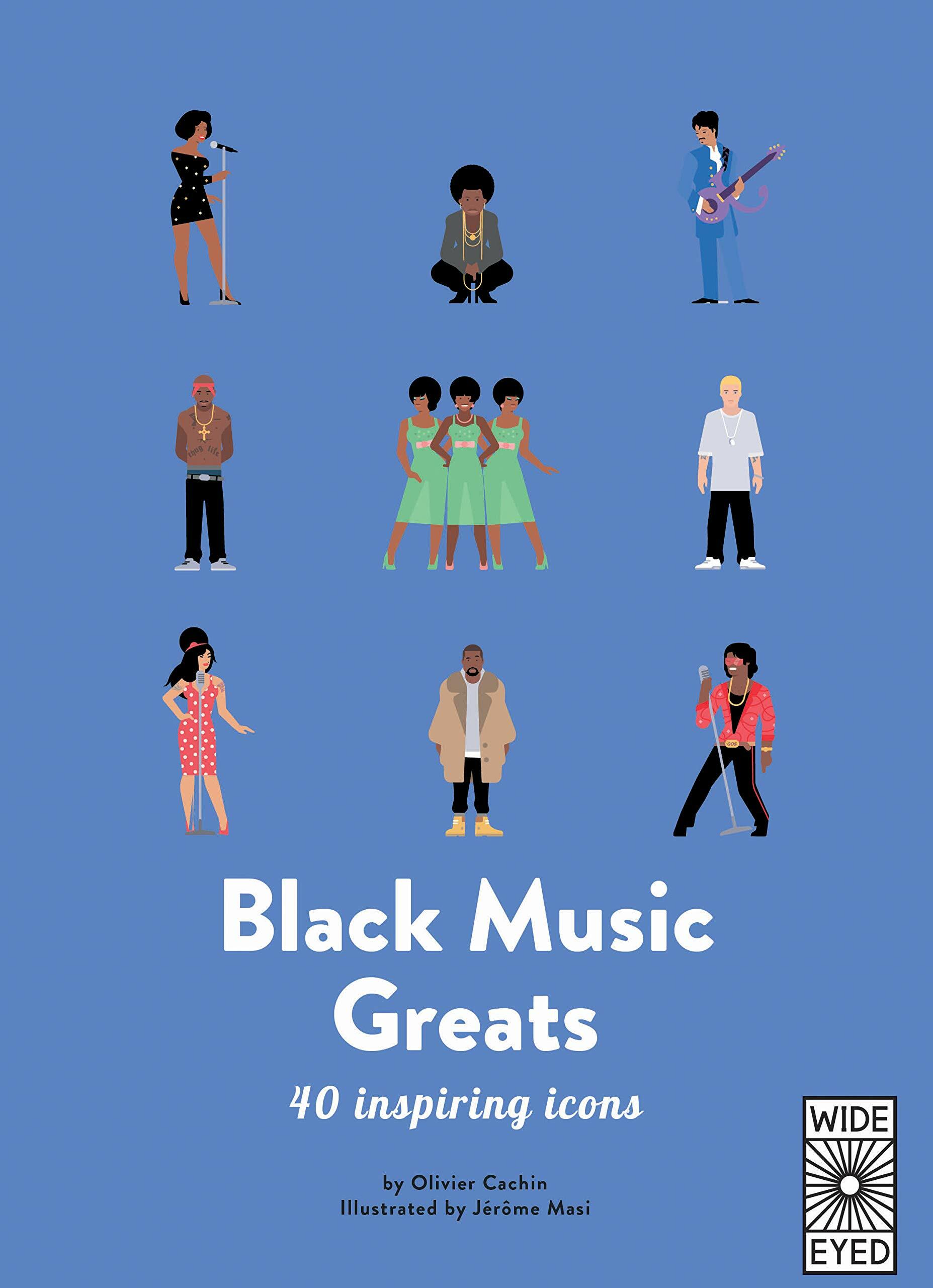 40 Inspiring Icons: Black Music Greats (Hardcover)