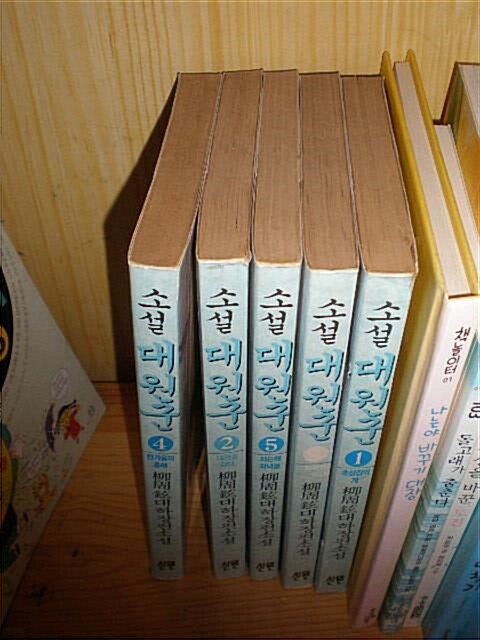 1993년 발행판 - 유주현 장편소설 - 소설 대원군 전5권 (각P335)