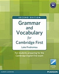 Grammar and Vocabulary for FCE 2nd Edition without key plus access to Longman Dictionaries Online (Multiple-component retail product, 2 ed)