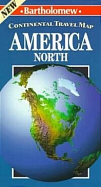 Bartholmew Continental Travel Map America North (Map)