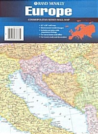 Rand McNally Europe Cosmopolitan Map (FOLDED, Reinforced)