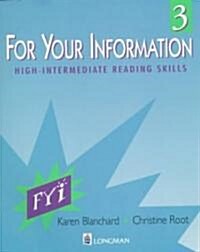 For Your Information 3 (Paperback)