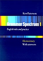 [중고] Grammar Spectrum 1, Elementary : with Answers (Paperback)