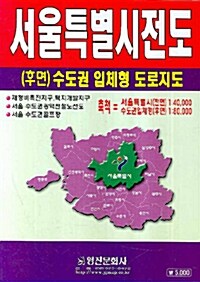 서울특별시전도 후면 수도권 입체형 도로지도