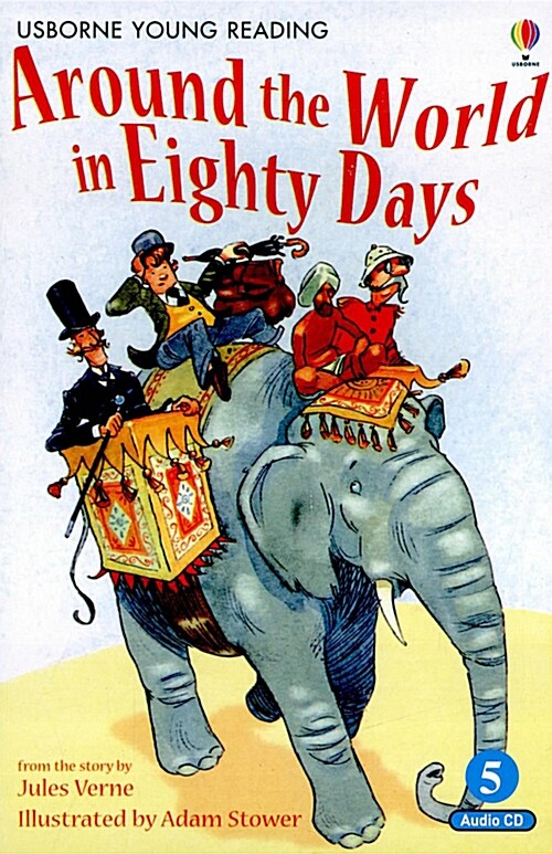 Usborne Young Reading Set 2-05 : Around the World in Eighty Days (Paperback + Audio CD 1장)