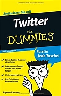 Twitter Fur Dummies Das Pocketbuch (Paperback)