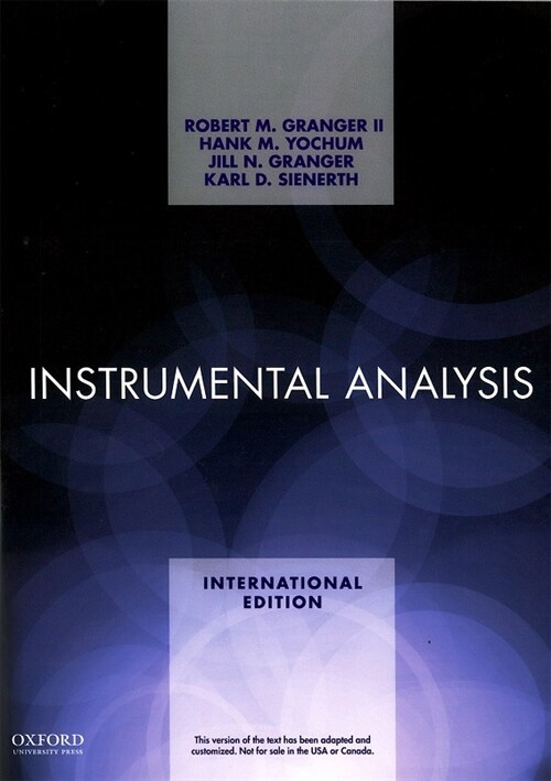 Instrumental Analysis (Paperback)