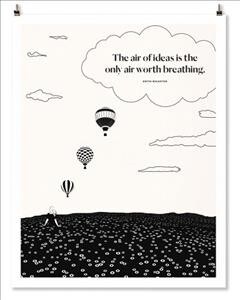 Edith Wharton Air Print (Poster)