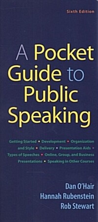 A Pocket Guide to Public Speaking (Spiral, 6)