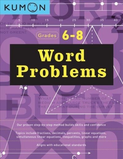 Kumon Word Problems Grades 6/8 (Paperback)