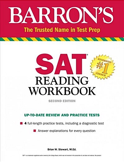 SAT Reading Workbook (Paperback, 2)