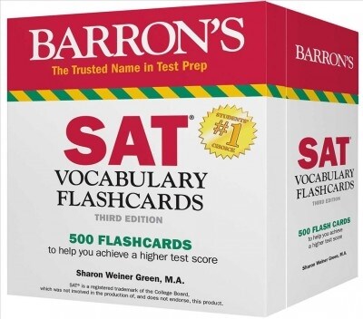 SAT Vocabulary Flashcards: 500 Cards Reflecting the Most Frequently Tested SAT Words + Sorting Ring for Custom Study (Other, 3)