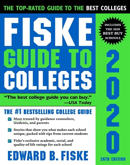 [중고] Fiske Guide to Colleges 2020 (Paperback, 36, Revised)