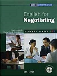 Express Series English for Negotiating : A Short, Specialist English Course (Package)