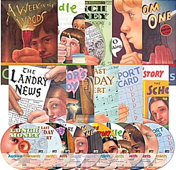 Andrew Clements의 School Stories 시리즈 10종 세트 (Book + MP3 CD) (10 Paperbacks + 10 MP3 CD + 단어장)