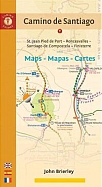 Camino De Santiago Maps - Mapas - Cartes (Paperback, Multilingual)