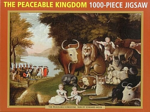The Peaceable Kingdom by Edward Hicks: 1000-Piece Puzzle (Hardcover)