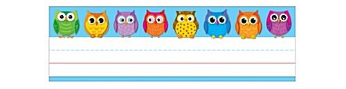 Colorful Owls Desk Nameplates (Other)