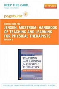 Handbook of Teaching and Learning for Physical Therapists - Elsevier eBook on Vitalsource (Retail Access Card) (Hardcover, 3)