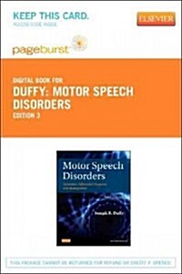 Motor Speech Disorders Passcode (Pass Code, 3rd)