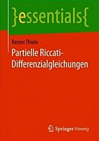 Partielle Riccati-differenzialgleichungen (Paperback)