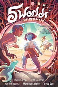 5 Worlds Book 3: The Red Maze: (A Graphic Novel) (Hardcover)