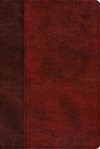 ESV Study Bible, Personal Size (Trutone, Burgundy/Red, Timeless Design) (Imitation Leather)