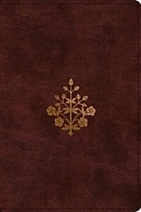 ESV Study Bible, Personal Size (Trutone, Burgundy, Branch Design) (Imitation Leather)