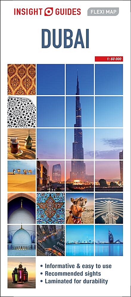 Insight Guides Flexi Map Dubai (Insight Maps) (Sheet Map, 4 Revised edition)