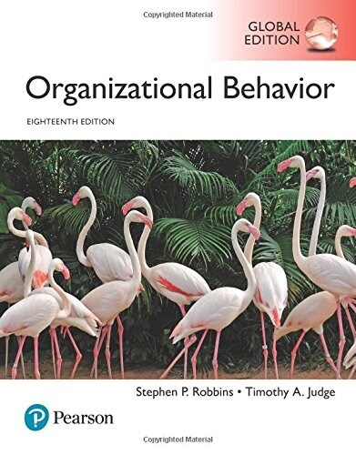 [중고] Organizational Behavior, Global Edition (Paperback, 18 ed)