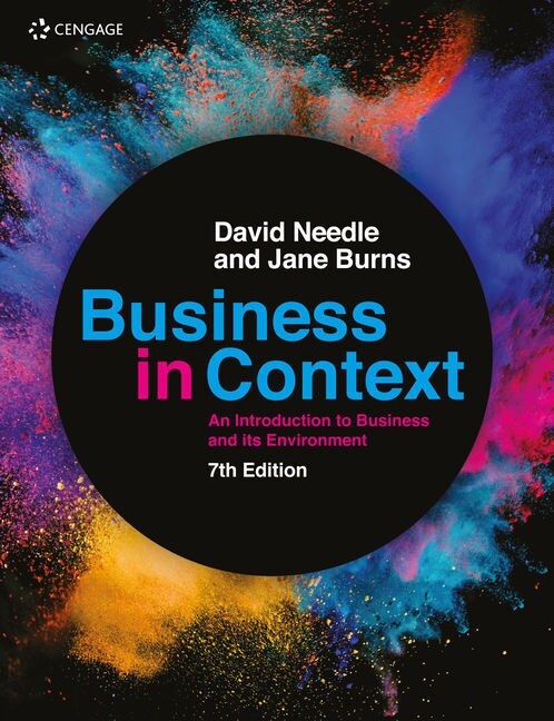 Business in Context : An Introduction to Business and its Environment (Paperback, 7 ed)