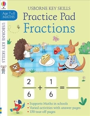 Fractions Practice Pad 7-8 (Paperback)