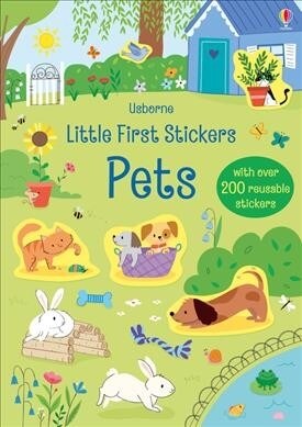 Little First Stickers Pets (Paperback)