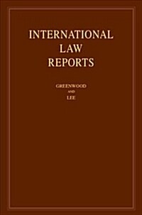 International Law Reports: Volume 180 (Hardcover)