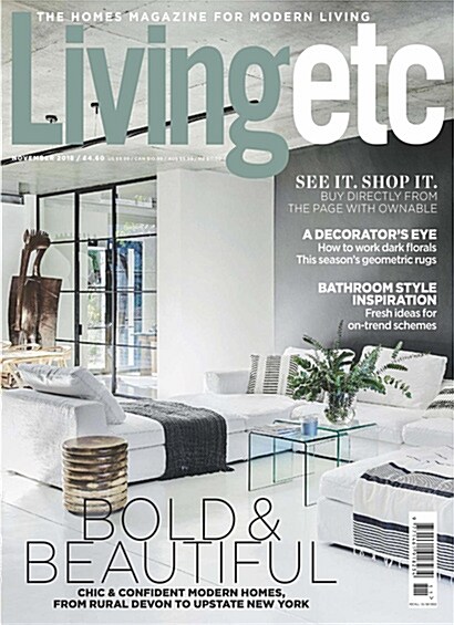 Living etc (월간 영국판): 2018년 11월호