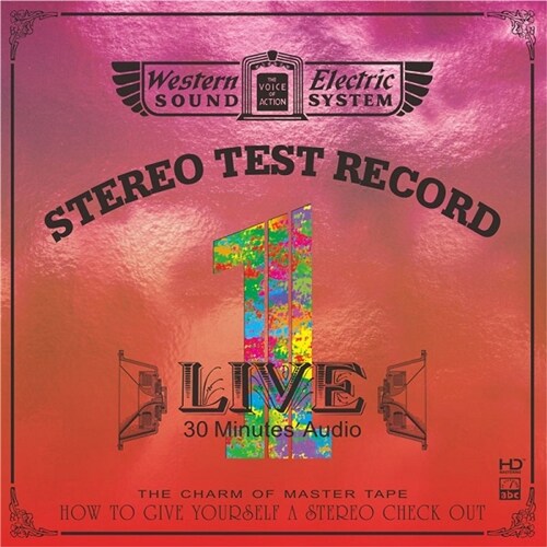 [수입] Western Electric Sound : Live 1 - 30 Minutes’ Audio Test CD (High Definition Mastering)