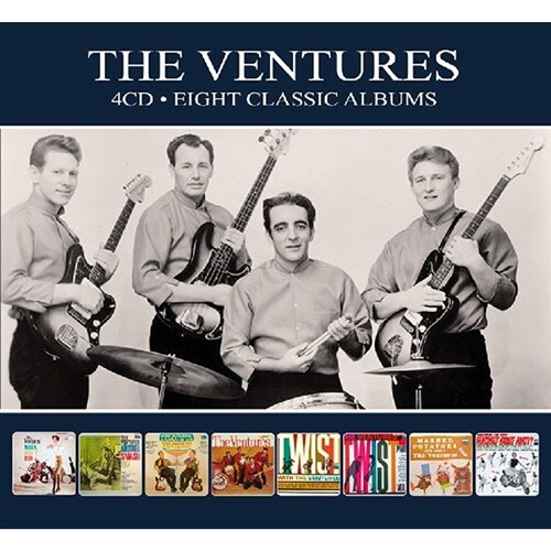 [수입] The Ventures - 8 Classic Albums [디지팩 4CD]